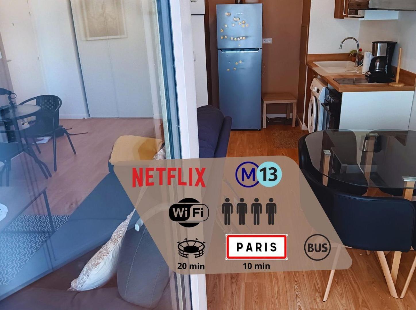 Destiny Appart' Paris -Beauvais-Orly- Podcasts- Stade De France Stains Eksteriør billede